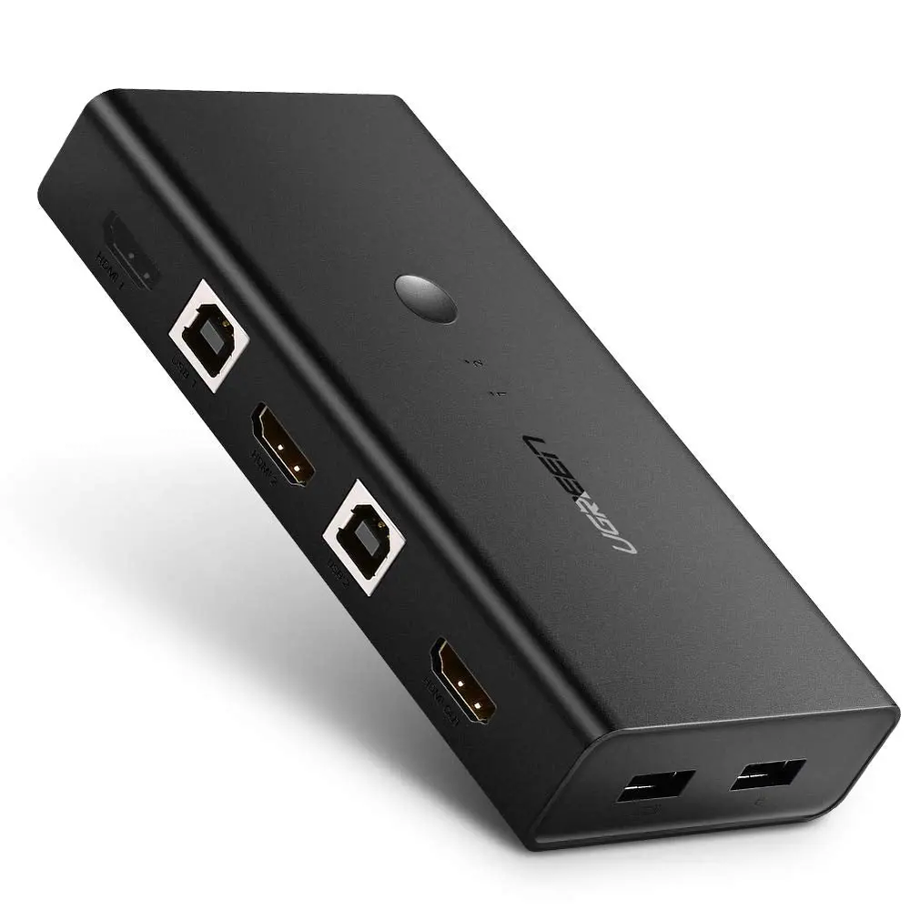 Переключатель KVM UGREEN CM200 (50744) HDMI черный
