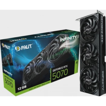 Видеокарта Palit RTX5070 INFINITY 3 12GB GDDR7 192bit 3xDP HDMI 3FAN RTL