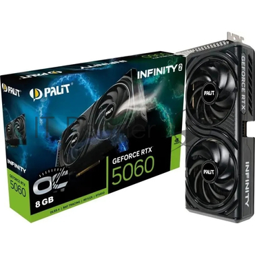 Видеокарта Palit PCI-E 5.0 PA-RTX 5060 INFINITY 2 OC NVIDIA GeForce RTX 5060 8Gb 128bit GDDR7 2280/28000 HDMIx1 DPx3 HDCP Ret