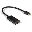Exegate EX284922RUS Кабель-переходник miniDisplayPort-HDMI ExeGate EX-mDPM-HDMIF-0.15 (mini20M/19F, 0,15м) — основная фотография