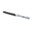 Кабель витая пара Bion BCL-F5480-381 F/UTP, кат.5e, 4x2x0,48 мм AWG 24, медь, одножильный, PE, для внешней прокладки, 305м, черный <BCL-F5480-381>	 — основная фотография