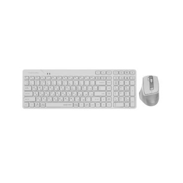Клавиатура + мышь A4Tech Fstyler FB2800C Air2 белый клав:белый/серый мышь:белый/серый USB беспроводная Bluetooth/Радио slim <FB2800C Air2 White>