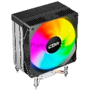 Кулер для процессора CBR CBR-CC-3190-RGB-PWM Al+Cu, 3 heat pipes, Socket 775/1366/1155/1156/1150/1151/1200/1700/AM2/АМ2+/АМ3/AM3+/FM1/FM2/AM4/AM5, TDP