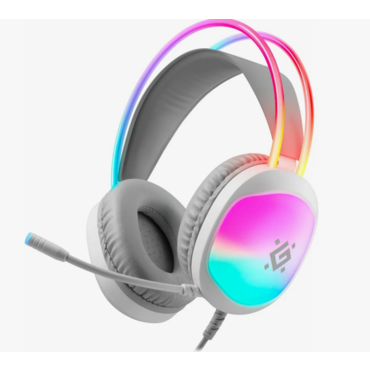 Гарнитура проводная игровая Defender Eclipse белый, <62440>	