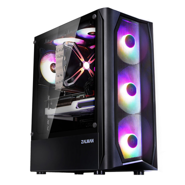 Корпус ZALMAN N4 [N4] черный [Mid-Tower, Micro-ATX, Mini-ITX, Standard-ATX, USB 2.0 Type-A, USB 3.2 Gen1 Type-A]