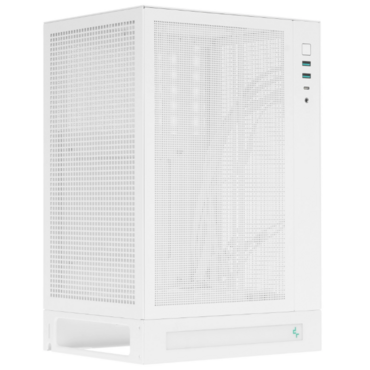 Компьютерный корпус Deepcool CH170 DIGITAL белый без БП mATX 1x120мм 1xUSB 2.0 1xUSB 3.0 audio bott PSU