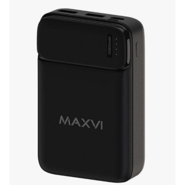 Внешний аккумулятор Maxvi PB10-08 10000 мАч, 2A, 2хUSB/Type-C/MicroUSB <PB10-08>