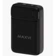 Внешний аккумулятор Maxvi PB10-11 10000 мАч черный 3A, встроенные кабели USB A/Type-C/Lightning <PB10-11 black > — основная фотография