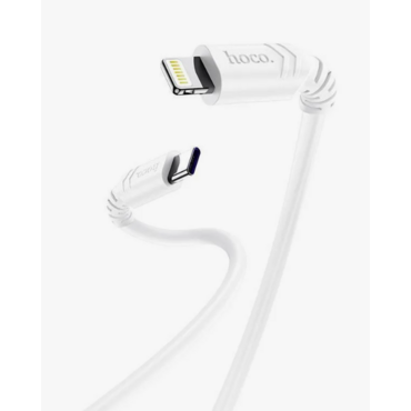Кабель USB2.0 Hoco Type-C/Lightning, 2.4А, 27Вт, X115, 1м, белый, коробка <23740>