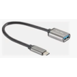 Кабель-адаптер Type-Cm --> USB 3.0 Af, OTG, 1,5A, 5,0Gbps, Alum grey 0,2m Telecom (TC409M) <TC409M> — основная фотография