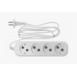 Сетевой удлинитель Buro BU-PSL4.1/W 1.5 м (4 розетки) белый (пакет ПЭ) <BU-PSL4.1-W> — основная фотография