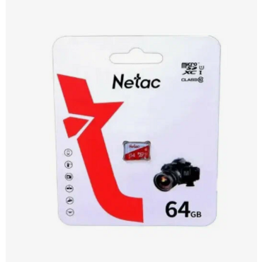 Флеш карта microSDHC 64Gb Netac P500 ULTRA NT02P500ULT-064G-S> (без SD адаптера) <NT02P500ULT-064G-S>