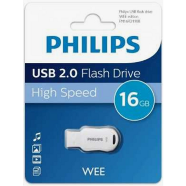 Флешка USB 16Gb PHILIPS WEE 2.0 16Gb, USB 2.0 <FM16FD110B/97>