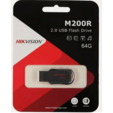 Флешка USB Hikvision M200R (HS-USB-M200R/64G), 64Gb, USB 2.0, R/W 30/15, черный <HS-USB-M200R/64G> — основная фотография