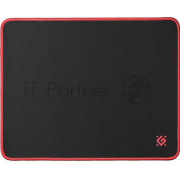 Игровой коврик Defender черный M 360x270x3 мм, ткань+резина