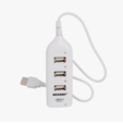 Разветвитель USB 2.0 Rexant на 4 порта белый <18-4105-1> — основная фотография