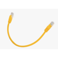 Кабель патч-корд U/UTP 5e кат. 0.5м Filum FL-U5-0.5M-Y 26AWG(7x0.16 мм), омедненный алюминий (CCA), PVC, жёлтый <FL-U5-0.5M-Y> — основная фотография