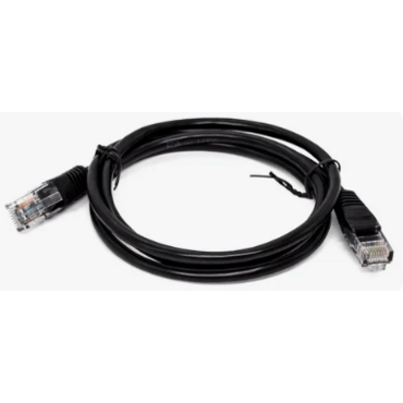 Кабель патч-корд U/UTP 5e кат. 1м Filum FL-U5-1M-BK 26AWG(7x0.16 мм), омедненный алюминий (CCA), PVC, чёрный <FL-U5-1M-BK>