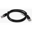Кабель патч-корд U/UTP 5e кат. 1м Filum FL-U5-1M-BK 26AWG(7x0.16 мм), омедненный алюминий (CCA), PVC, чёрный <FL-U5-1M-BK> — основная фотография