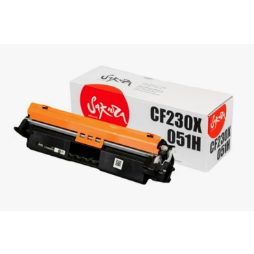 Картридж лазерный Sakura CF230X/051H для HP и Canon, черный, 4000 к. <SACF230X/051H>	