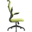 Кресло компьютерное Cactus CS-MC505-GN салатовый, сиденье салатовый, сетка/ткань, крестов. пластик, пластик черный <CS-MC505-GN> — фотография 5