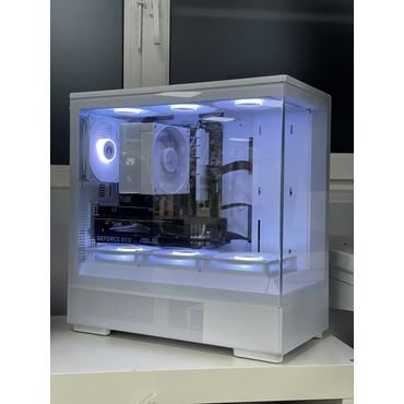 Системный блок Smart Game A777-26-White Ryzen5-5500/16G/RTX5060 /SSD512G Samsung/RGB-LED/ZALMAN P10/WiFi 6 + Bluetooth