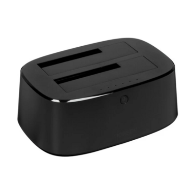 Док-станция UGREEN CM198 50857_ для двух жестких дисков, USB 3.0 to SATA Dual-Bay Hard Drive Docking Station EU, черная