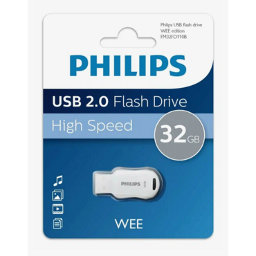 Флешка USB 32Gb PHILIPS WEE 2.0 32Gb, USB 2.0 <FM32FD110B/97>