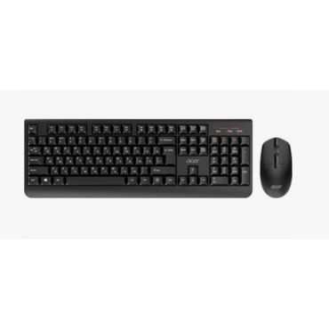 Комплект клавиатура+мышь Acer OCC401 беспроводной, USB, 1600 DPI, чёрный