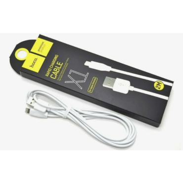Кабель USB HOCO X1 Rapid, USB - Lightning, 2.4А, 2м, белый <92096>