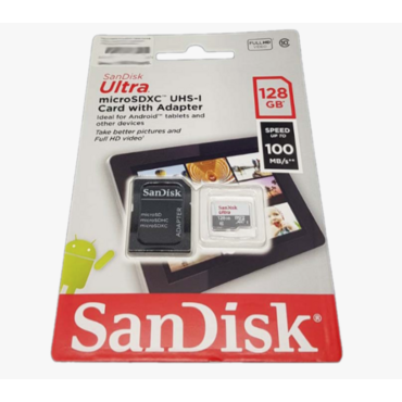Флеш карта microSDXC 128Gb Class10 Sandisk SDSQUNR-128G-GN6TA oem <SDSQUNR-128G-GN6TA oem>