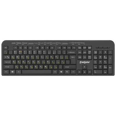 Клавиатура проводная ExeGate Multimedia Professional Standard LY-500M (EX286177RUS) проводная, USB, черный <EX286177RUS>