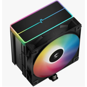 Кулер для процессора DEEPCOOL AG400 BK ARGb V2 черный 120мм алюминий+медь 2100rpm 31.6db 4-pin 220W 154мм <AG400 BK ARGB V2>