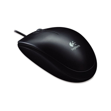 Мышь Logitech B100 Optical Mouse  800dpi  черный  USB (910-003357)