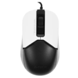 Мышь проводная A4Tech Fstyler FM12S белый/черный, 1200 dpi, USB, кнопки - 3 — основная фотография