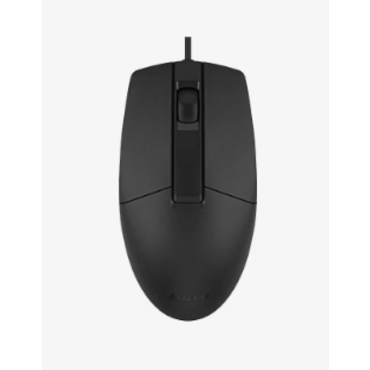 Мышь проводная A4Tech OP-330S черный, 1200 dpi, USB, кнопки - 3 <OP-330S BLACK>