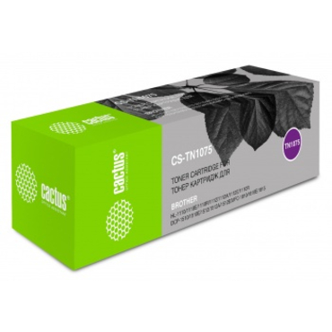 Тонер-картридж Cactus CS-TN1075 для Brother HL-1110/1112/1510/1512/1810/1815 TN-1075