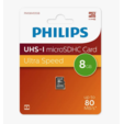 Флеш карта microSD 8Gb PHILIPS High Speed microSDHC Class 10 80Mb/s <FM08MD55B/97> — основная фотография