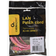 Патч-корд UTP Cablexpert cat.5e, 2м, литой, многожильный розовый <PP12-2M/RO> — основная фотография