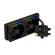 Система жидкостного охлаждения Thermalright Core Matrix 240 Vision (240мм, LED, Black, ARGB/Fans: 2x120мм, 68.9CFM, 28.2dBA, 2000RPM/Pump height 64.4м — основная фотография