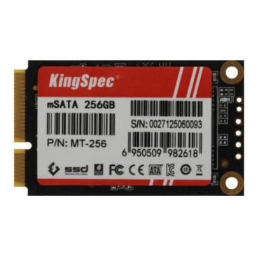 SSD накопитель KINGSPEC MT Series MT-256 256ГБ, mSATA, mSATA, mSATA