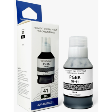 Чернила NVPrint GI-41 PGbK (NV-4528C001) для Canon Pixma G1420, G2420, G3420, G2460, G3460 (135 мл) черный пигментные (в коробке) совместимые <NV-4528
