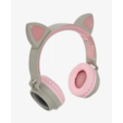 Беспроводные/проводные наушники Hoco W27 серый, накладные, Bluetooth + проводной, 