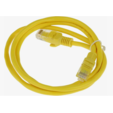 Патч-корд UTP Cablexpert cat.5e, 1м, литой, многожильный, желтый <PP12-1M/Y>	 — основная фотография
