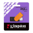 Флешка USB Kingston DataTraveler Exodia S (DTXS/256Gb), 256Gb, USB 3.2 Gen 1, R/W 70/25, оранжевый/черный <DTXS/256GB>	 — фотография 4