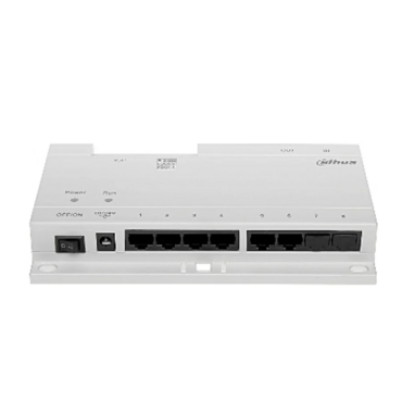 Коммутатор Dahua DHI-VTNS1060A, 6?PoE (24 В) + 2?Uplink, неуправляемый <DHI-VTNS1060A>