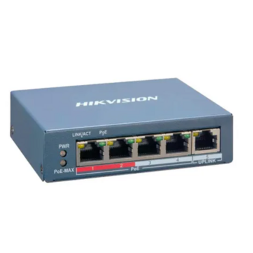 Коммутатор Hikvision DS-3E1105P-EI, 4?100 Мбит/с PoE+ + 1?100 Мбит/с, настраиваемый <DS-3E1105P-EI>