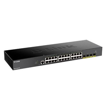 Коммутатор D-Link DGS-1250-28X/A1A, 24×1 Гбит/с + 4×10 Гбит/с SFP+, управляемый