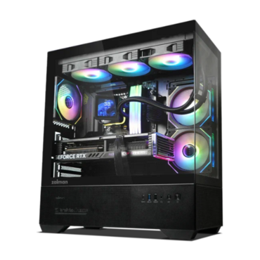 Системный блок Smart Game A777-26-2-Black Ryzen5-5500/16G/RTX5060 /SSD 1000Gb Samsung NVME/RGB-LED/ZALMAN P10/WiFi 6
