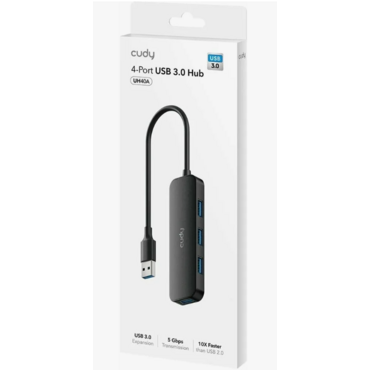 USB-концентратор CUDY UH40A, USB-A, USB 3.0, USB UH40A